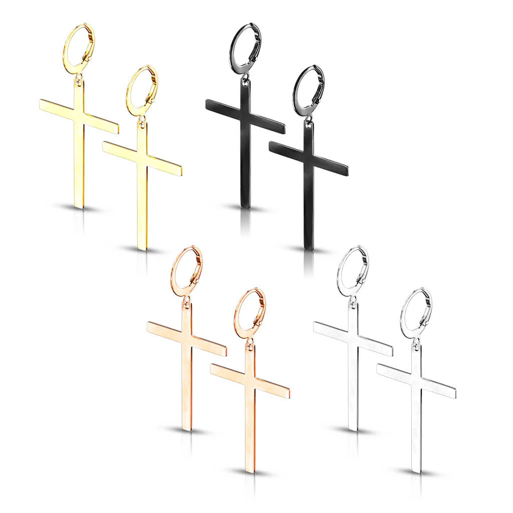 Ohrring Kreuz beweglich Clicker - Image 4
