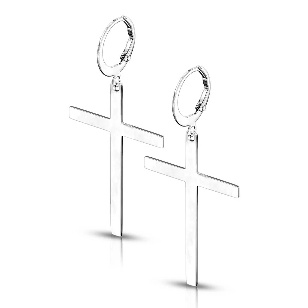 Ohrring Kreuz beweglich Clicker - Image 8