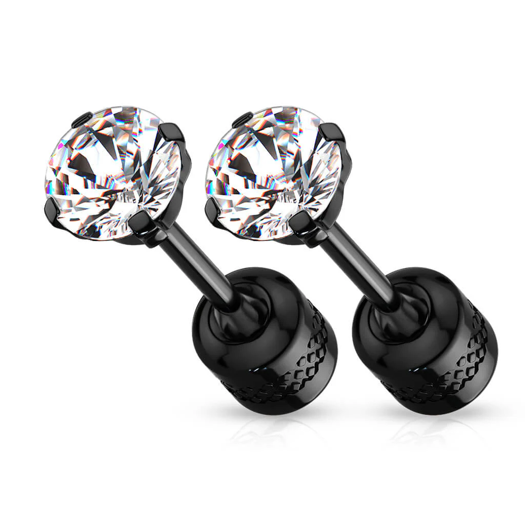 Ohrstecker Zirkonia Rund Beidseitig - Image 8