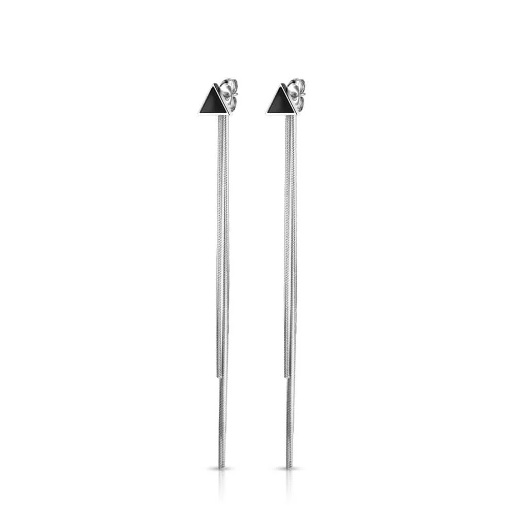 Ohrstecker Dreieck Kette beweglich - Image 4