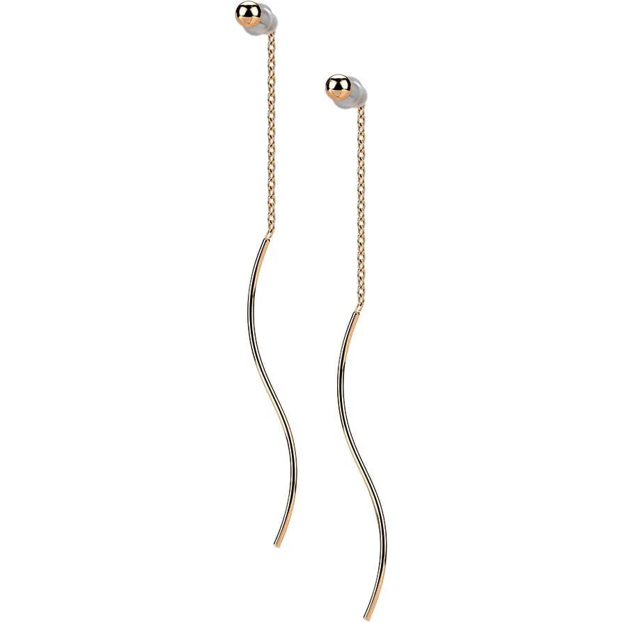 Ohrstecker Kette beweglich