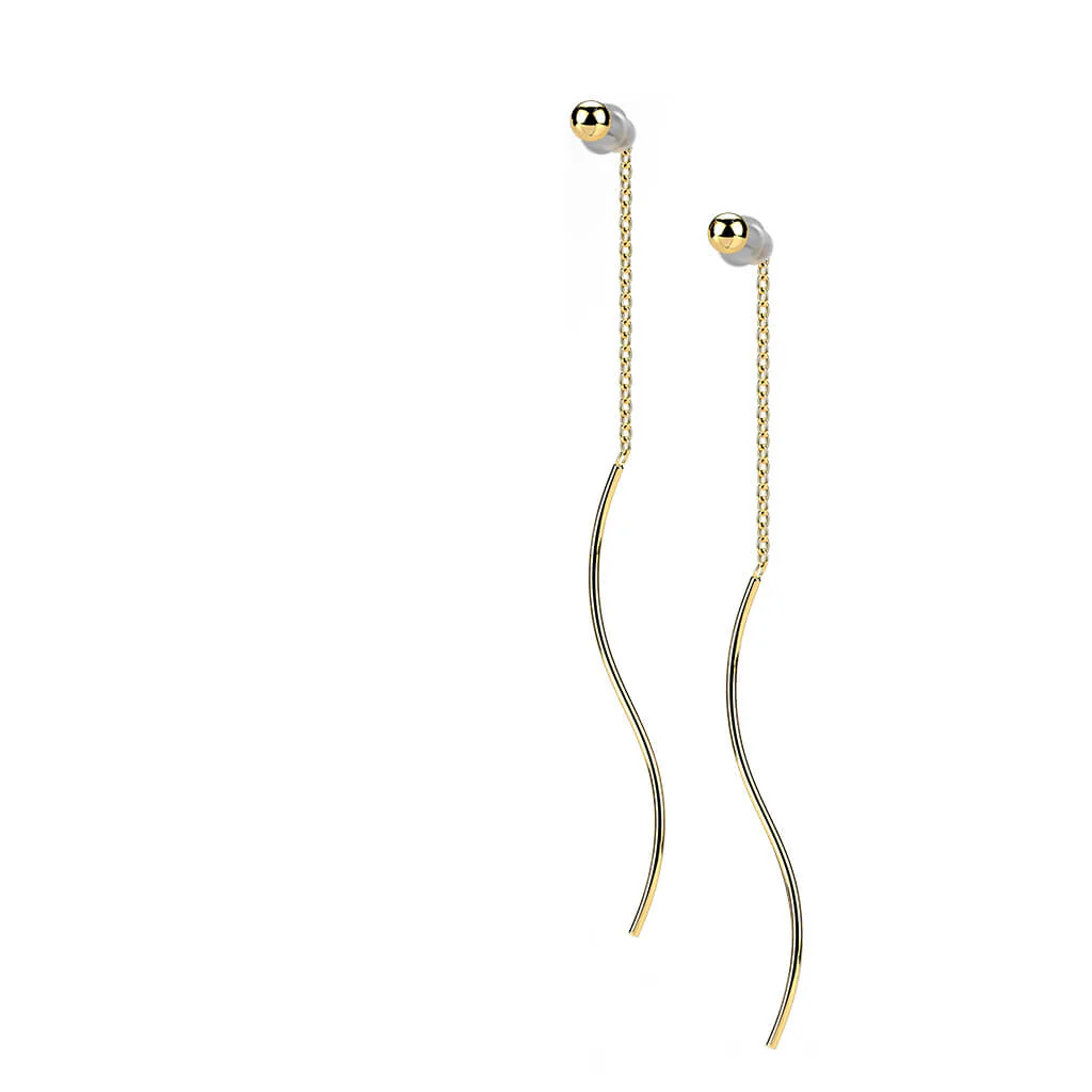 Ohrstecker Kette beweglich - Image 4