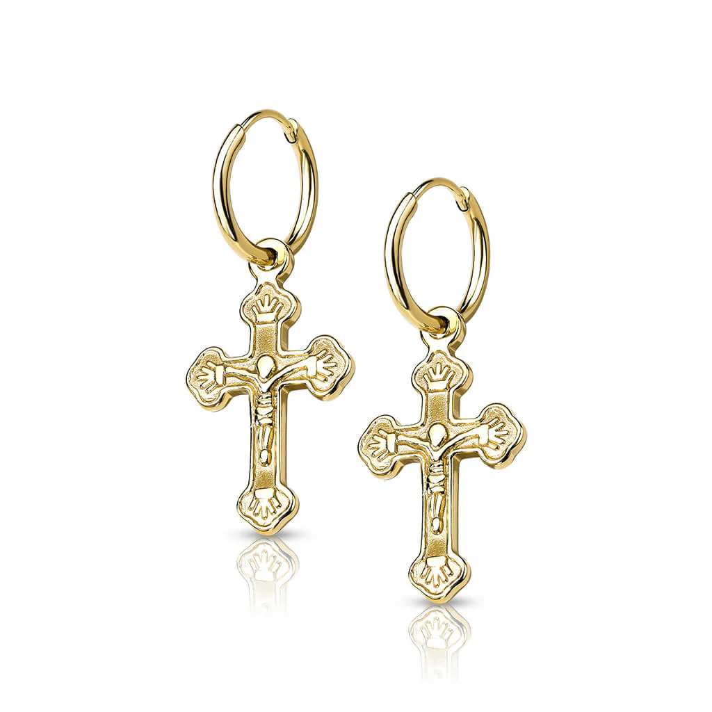 Ohrstecker Kreuz beweglich - Image 4