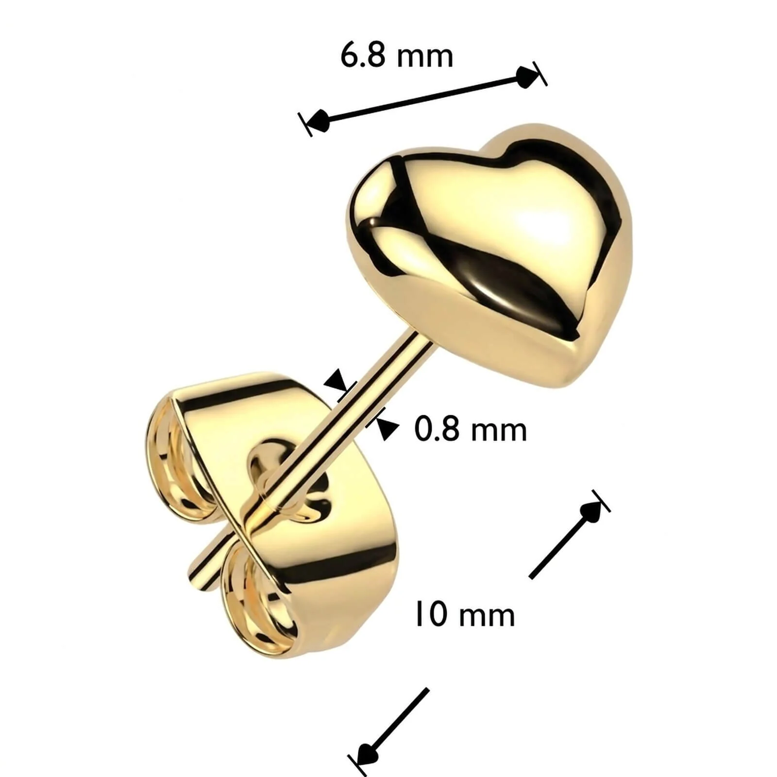 Ohrstecker Herz - Image 5