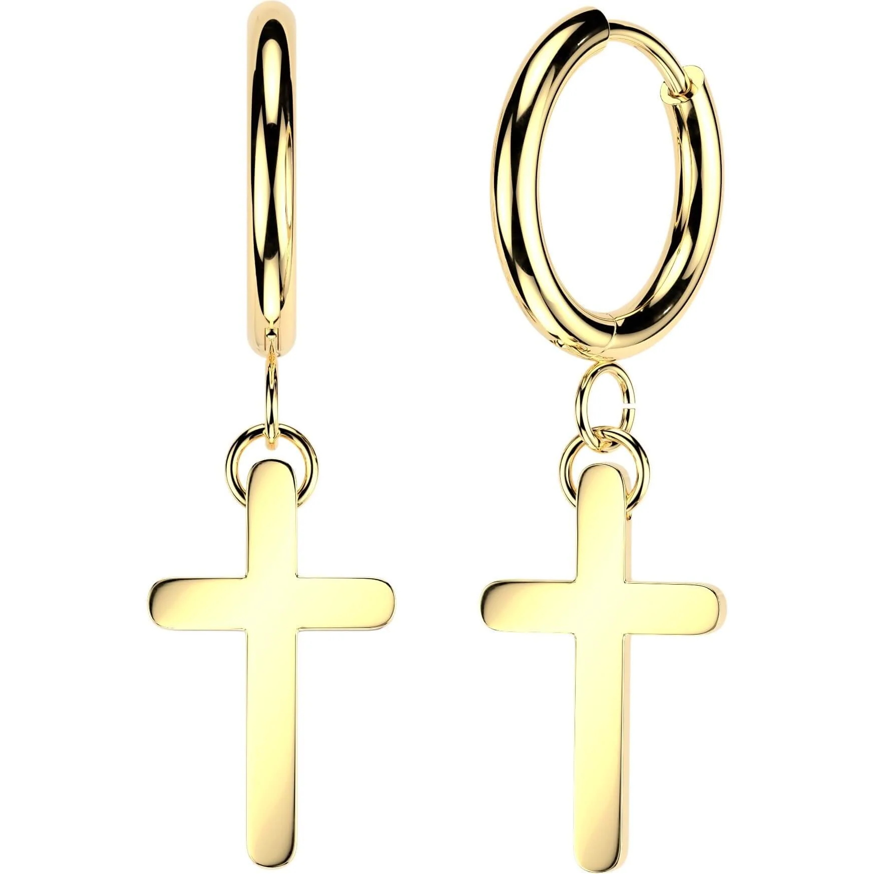 Ohrring Kreuz Anhänger 1 Paar - Image 3
