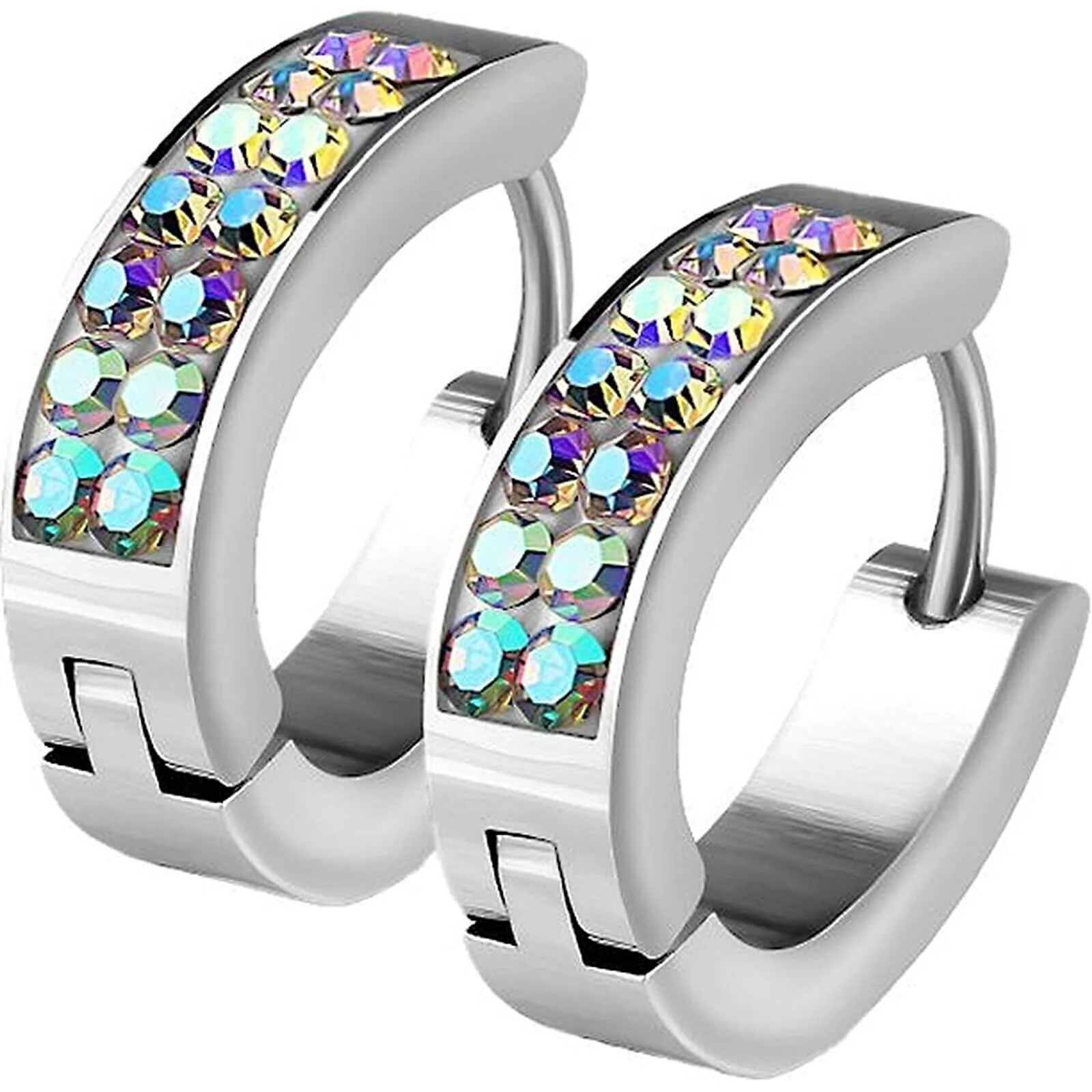 Ohrring Zirkonia Clicker