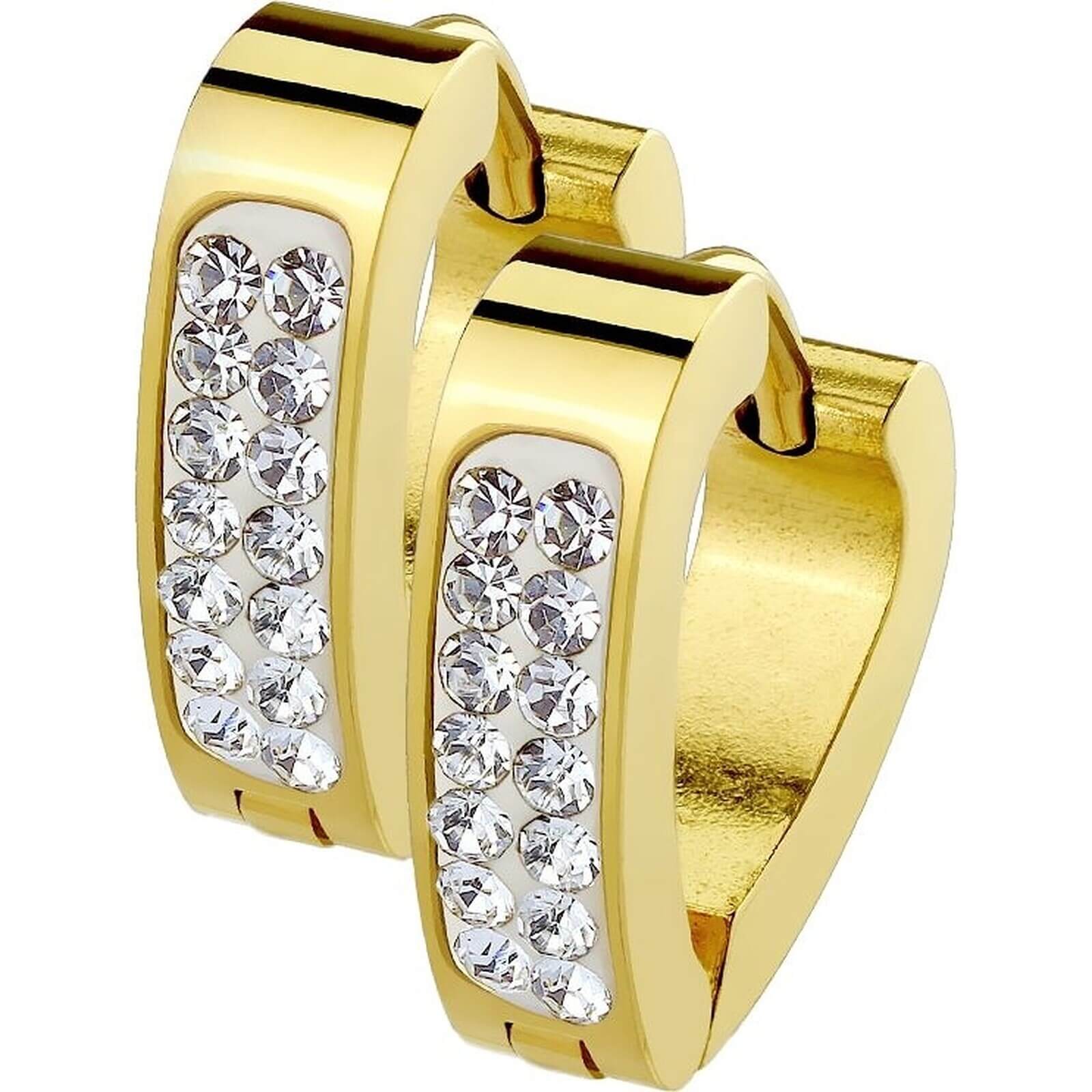 Ohrring Dreieck Zirkonia Clicker