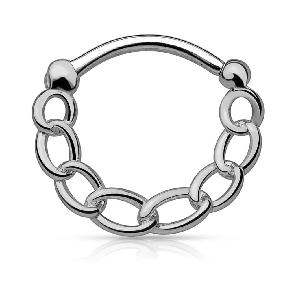 Septum Piercing Clicker Kette Clicker - Image 3