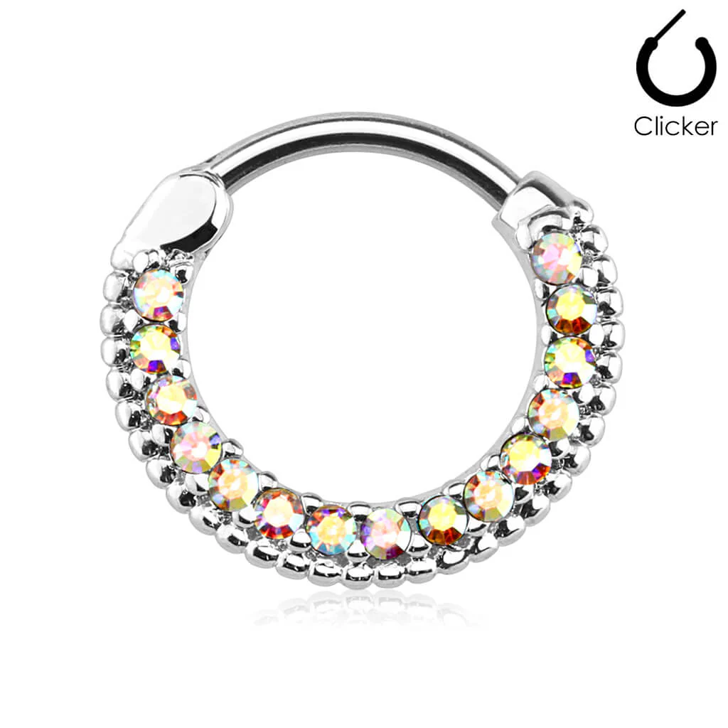 Septum Piercing Clicker Zirkonia Clicker - Image 5