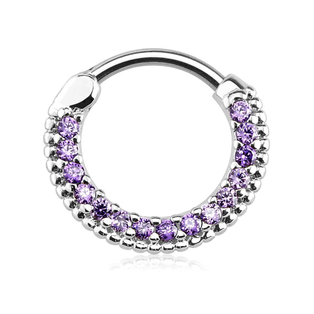 Septum Piercing Clicker Zirkonia Clicker - Image 8