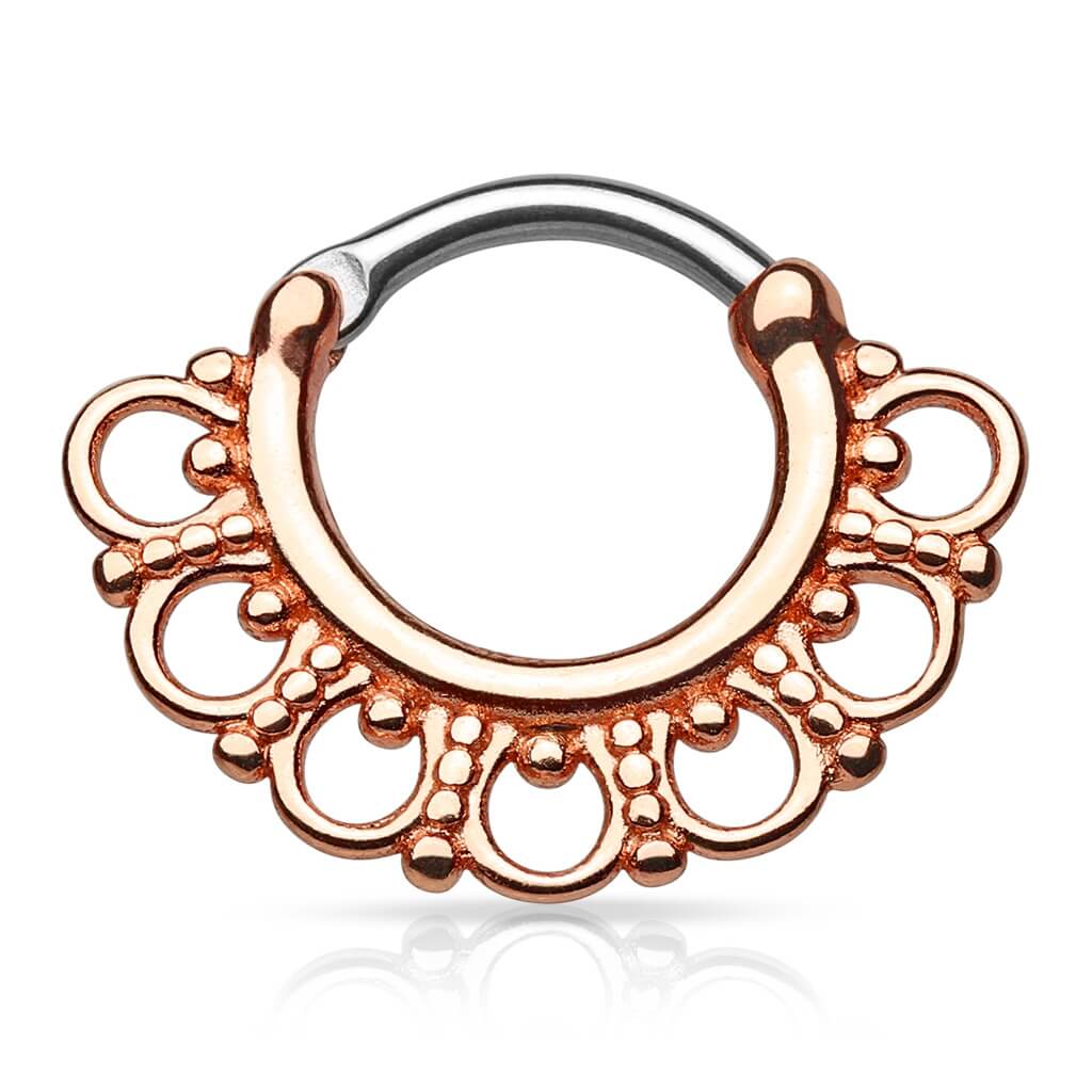 Septum Piercing Clicker Tribal Clicker - Image 3