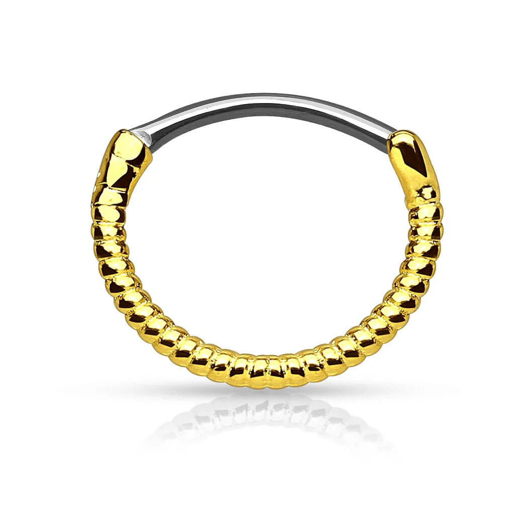 Septum Piercing Clicker Gedreht Clicker - Image 2