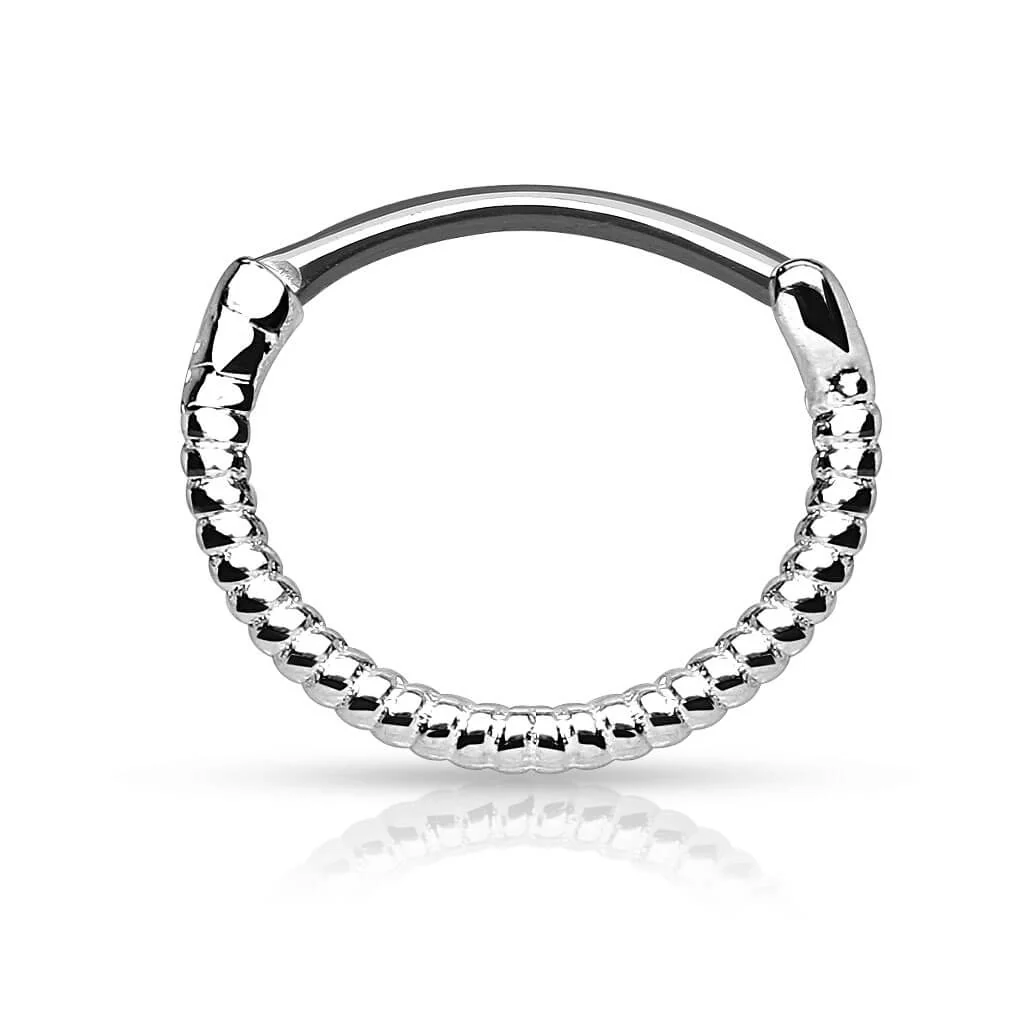 Septum Piercing Clicker Gedreht Clicker - Image 4