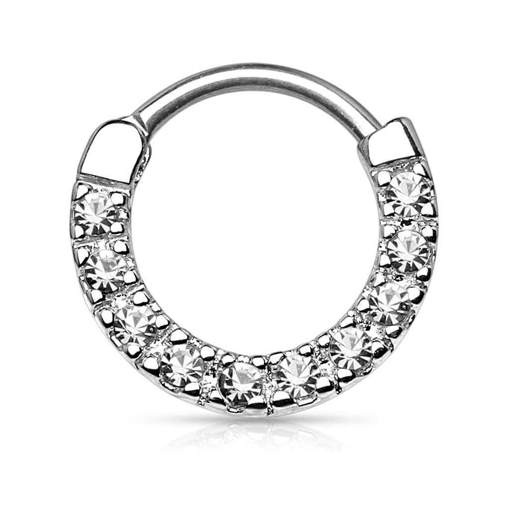 Septum Piercing Clicker Zirkonia Clicker - Image 2