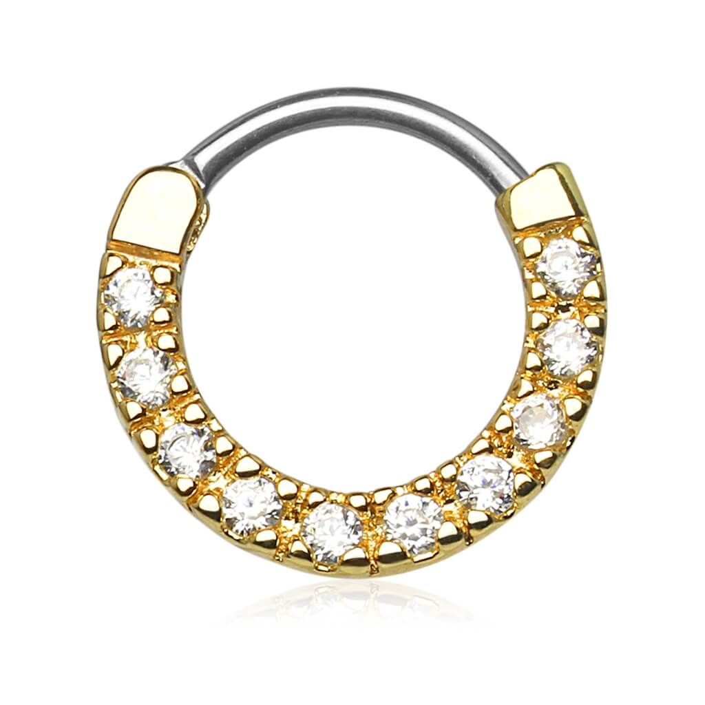 Septum Piercing Clicker Zirkonia Clicker - Image 3