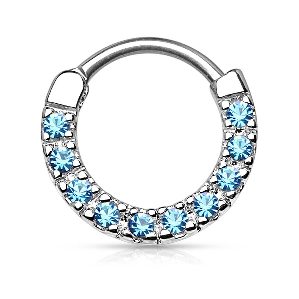 Septum Piercing Clicker Zirkonia Clicker - Image 4