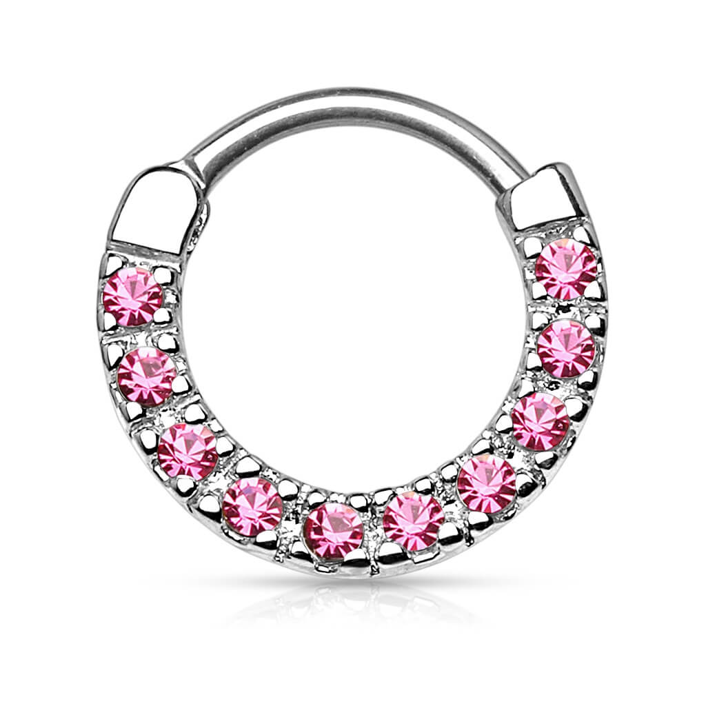Septum Piercing Clicker Zirkonia Clicker - Image 6