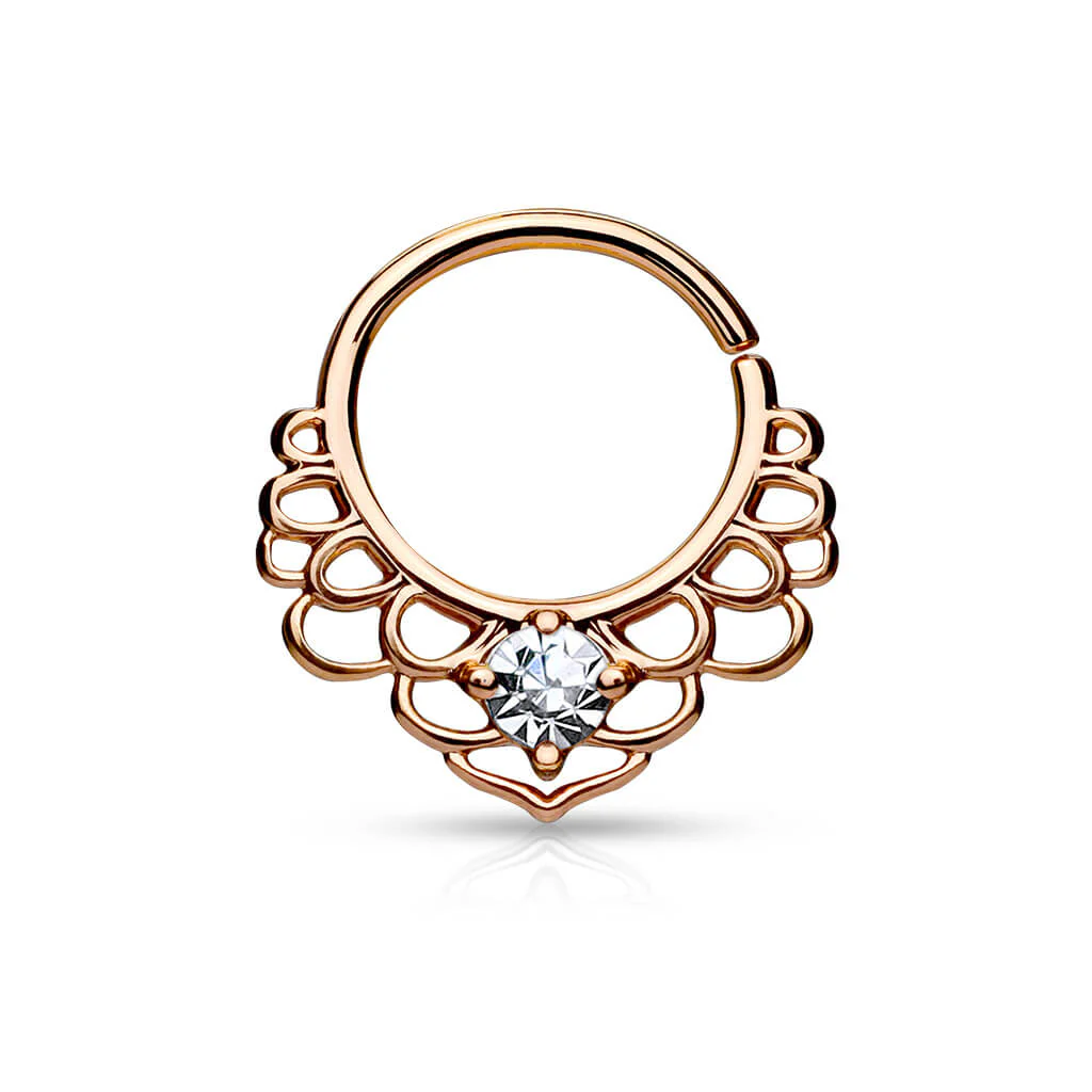 Ring Lutusblume Zirkonia Biegbar - Image 2