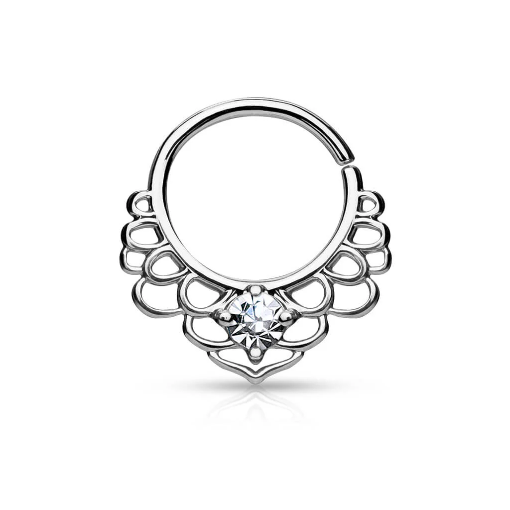 Ring Lutusblume Zirkonia Biegbar - Image 3