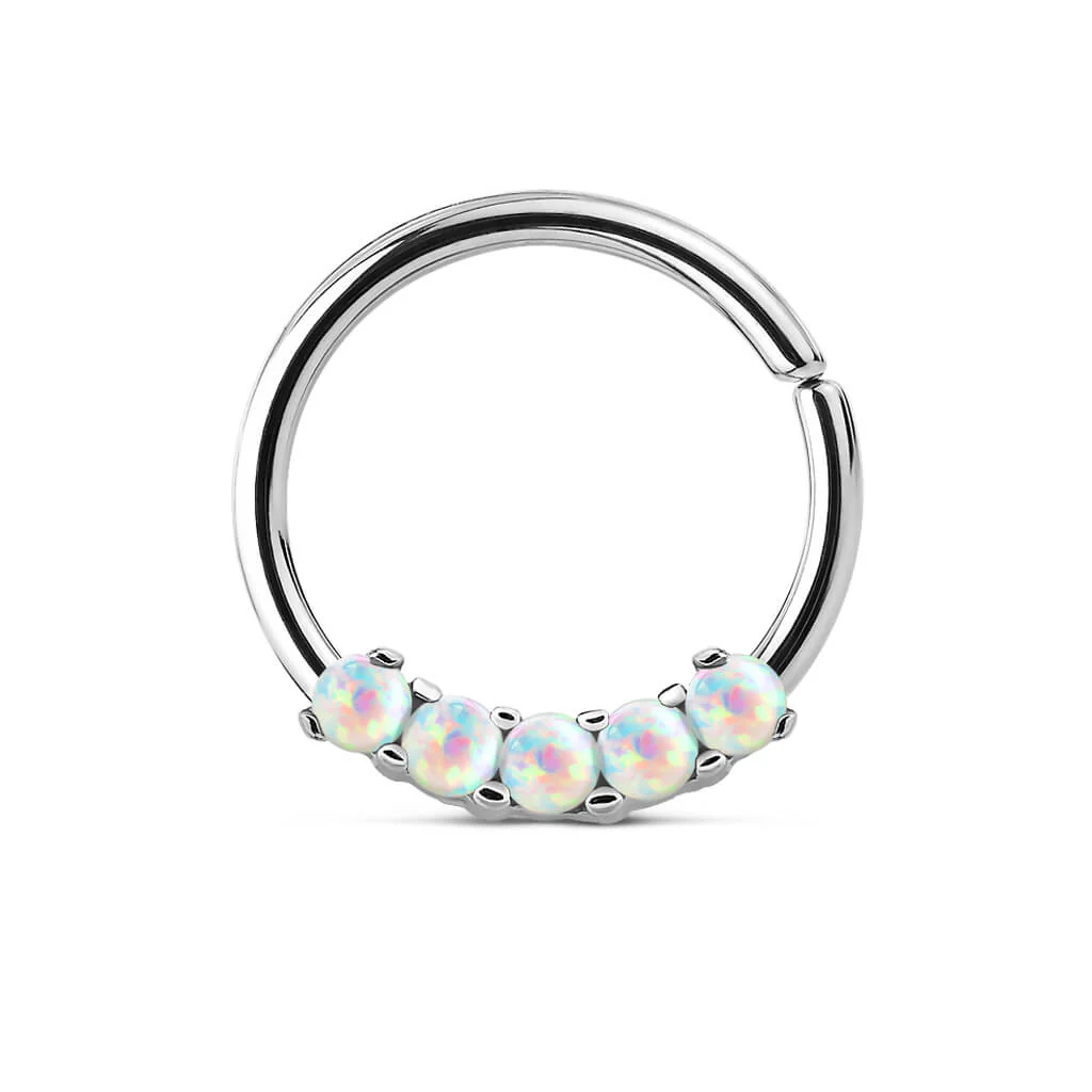 Ring 5 Zirkonia Silber Biegbar - Image 4