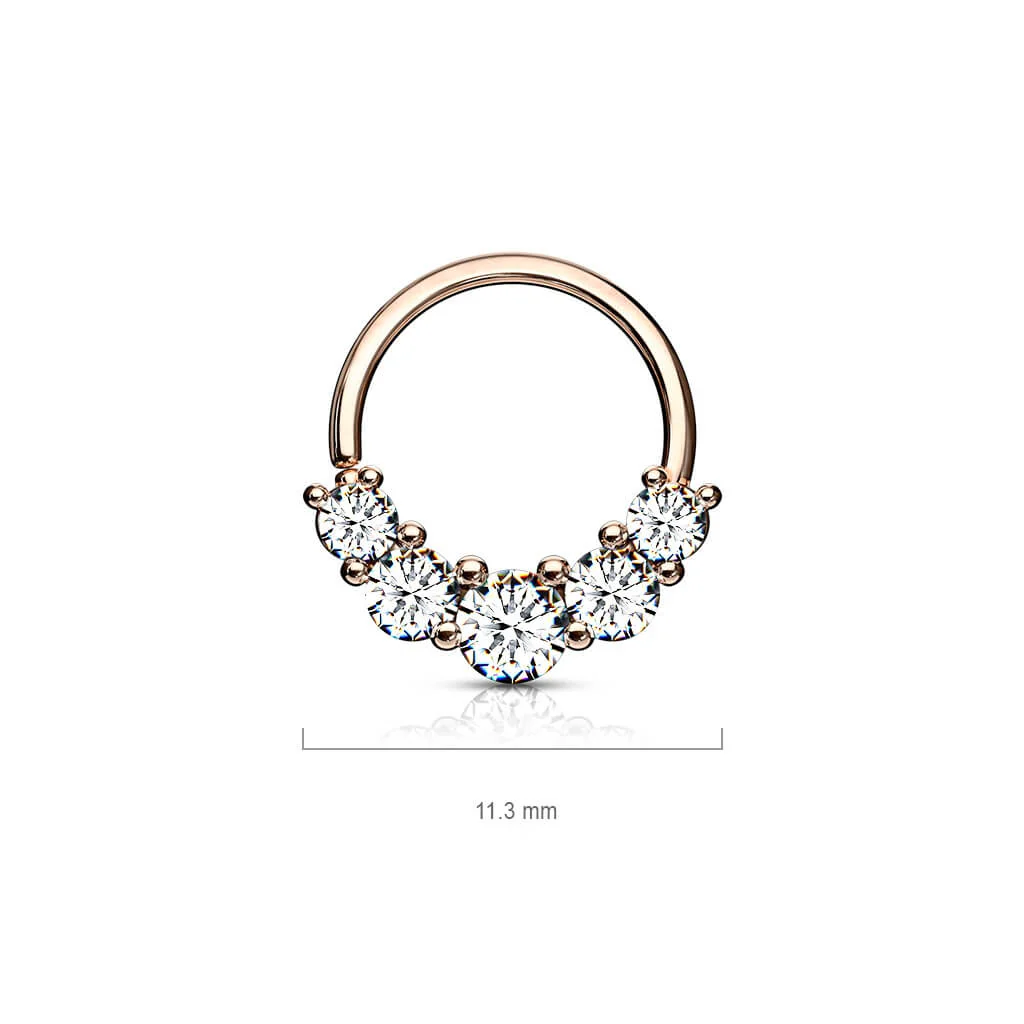 Ring 5 Zirkonia Biegbar - Image 8