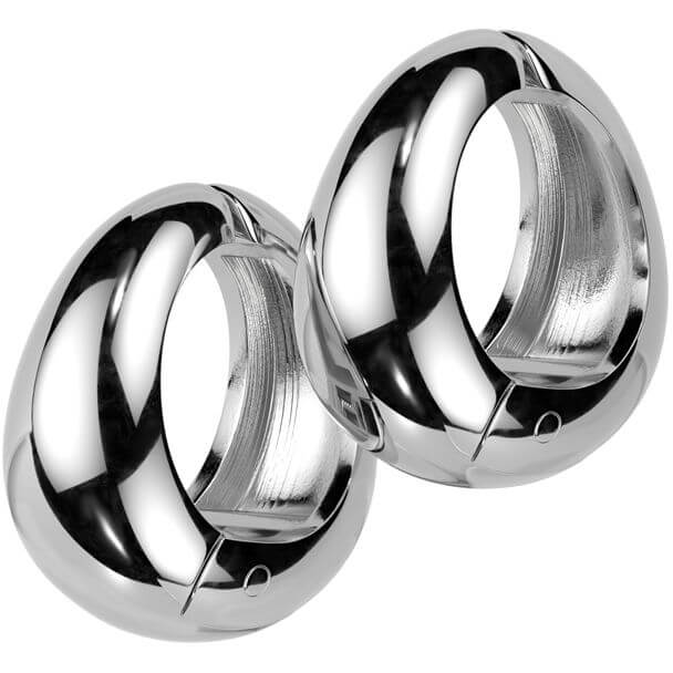 Earcuff breiter ovaler Fake-Piercing Clip - Image 2