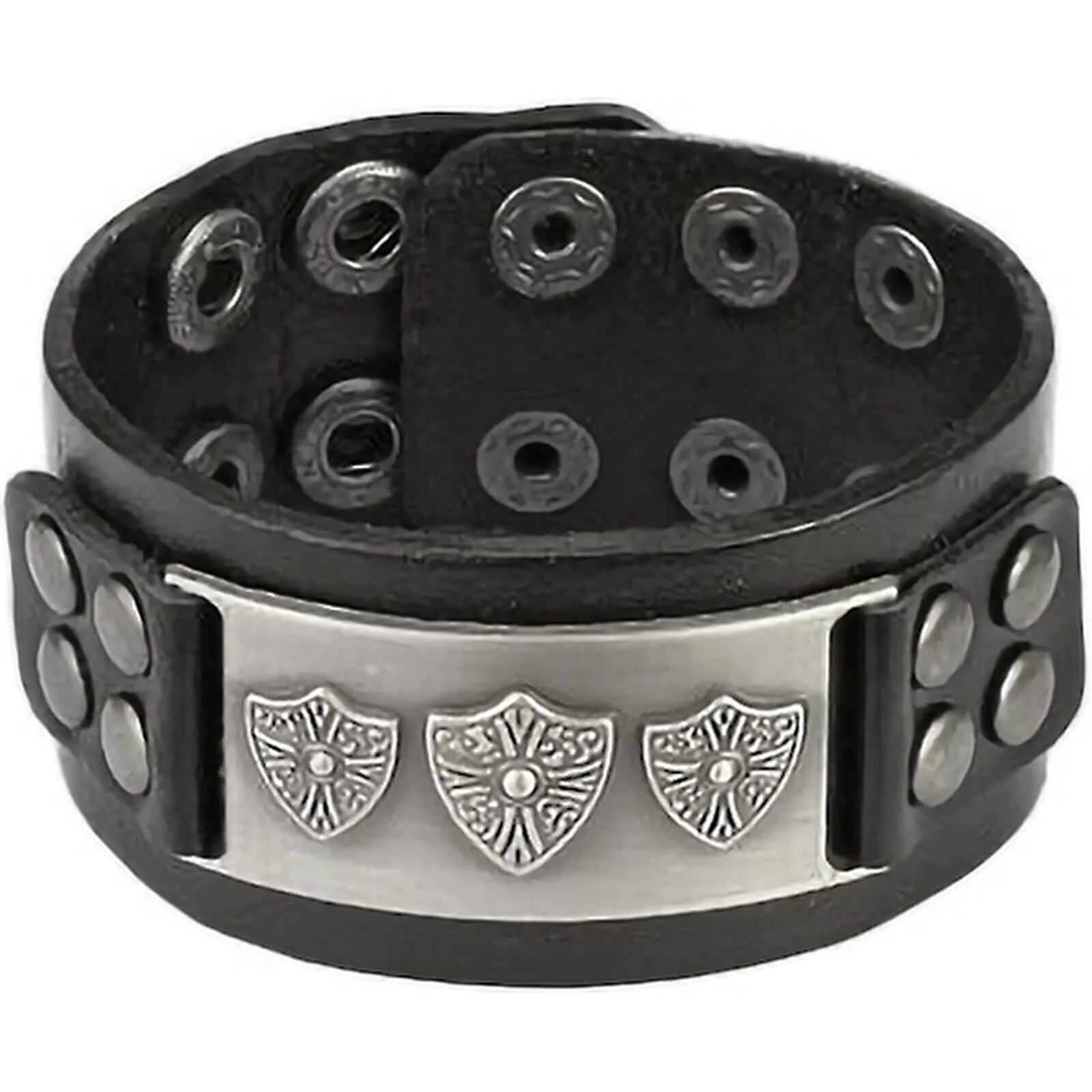 Armband Schwarz Königliches Wappen
