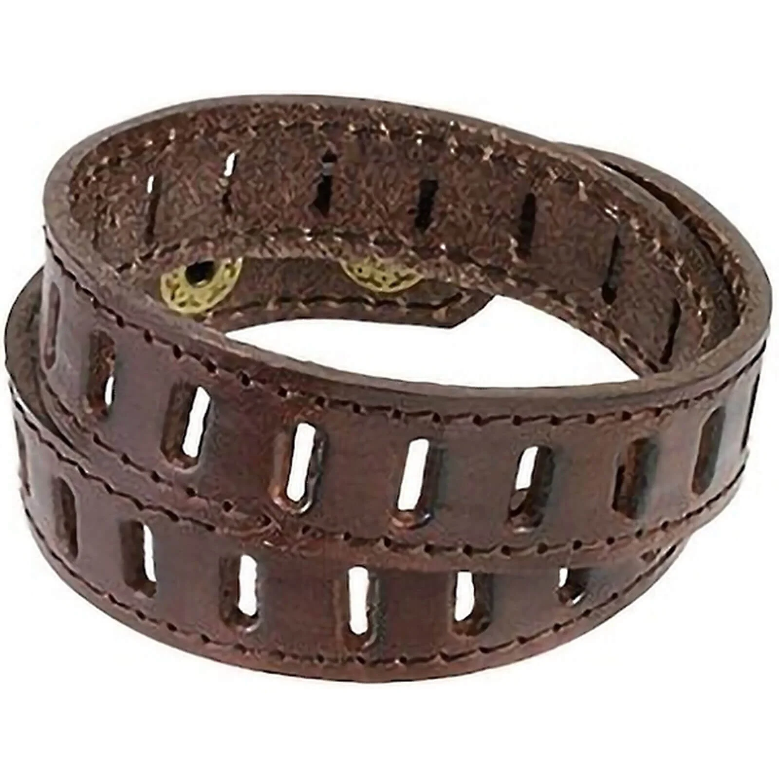Armband Braun Schlitze