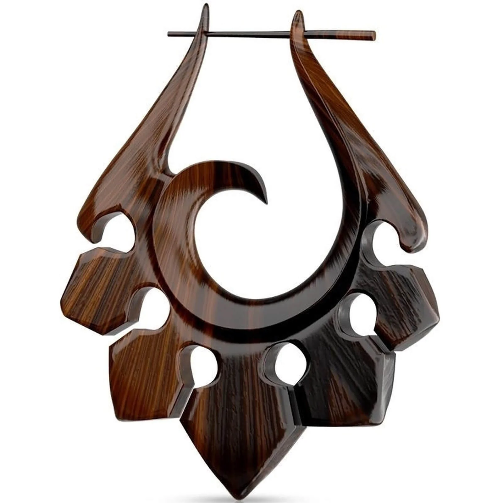 Ohrring Holz
