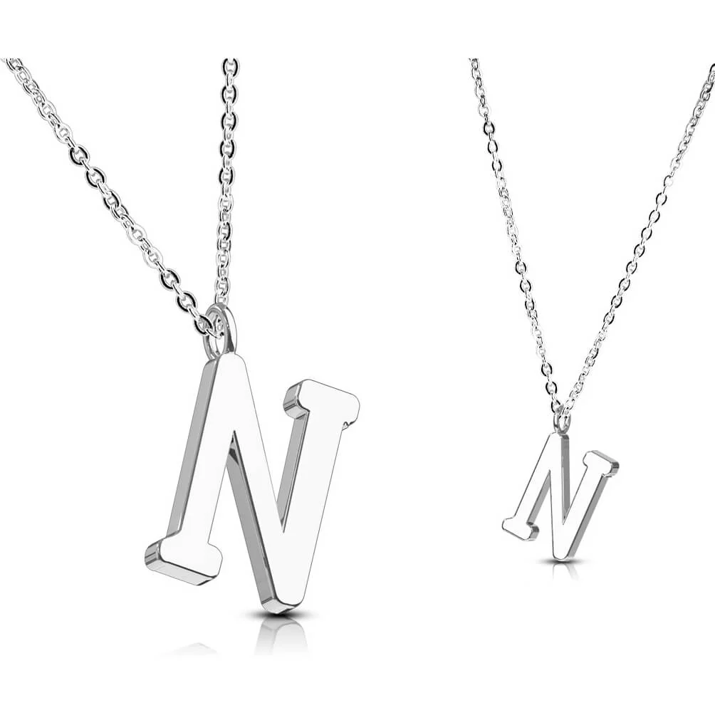 Halskette Buchstaben A-Z Silber - Image 15