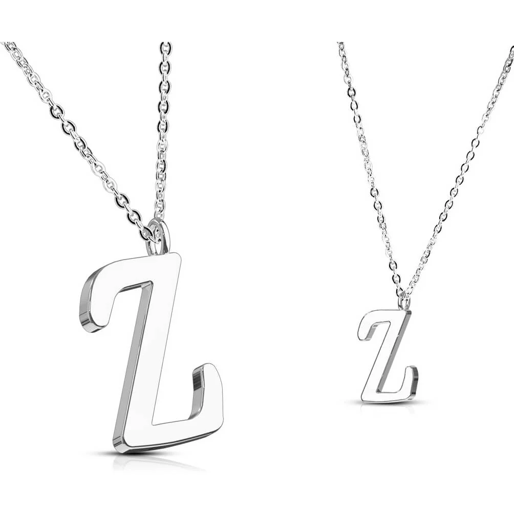 Halskette Buchstaben A-Z Silber - Image 27
