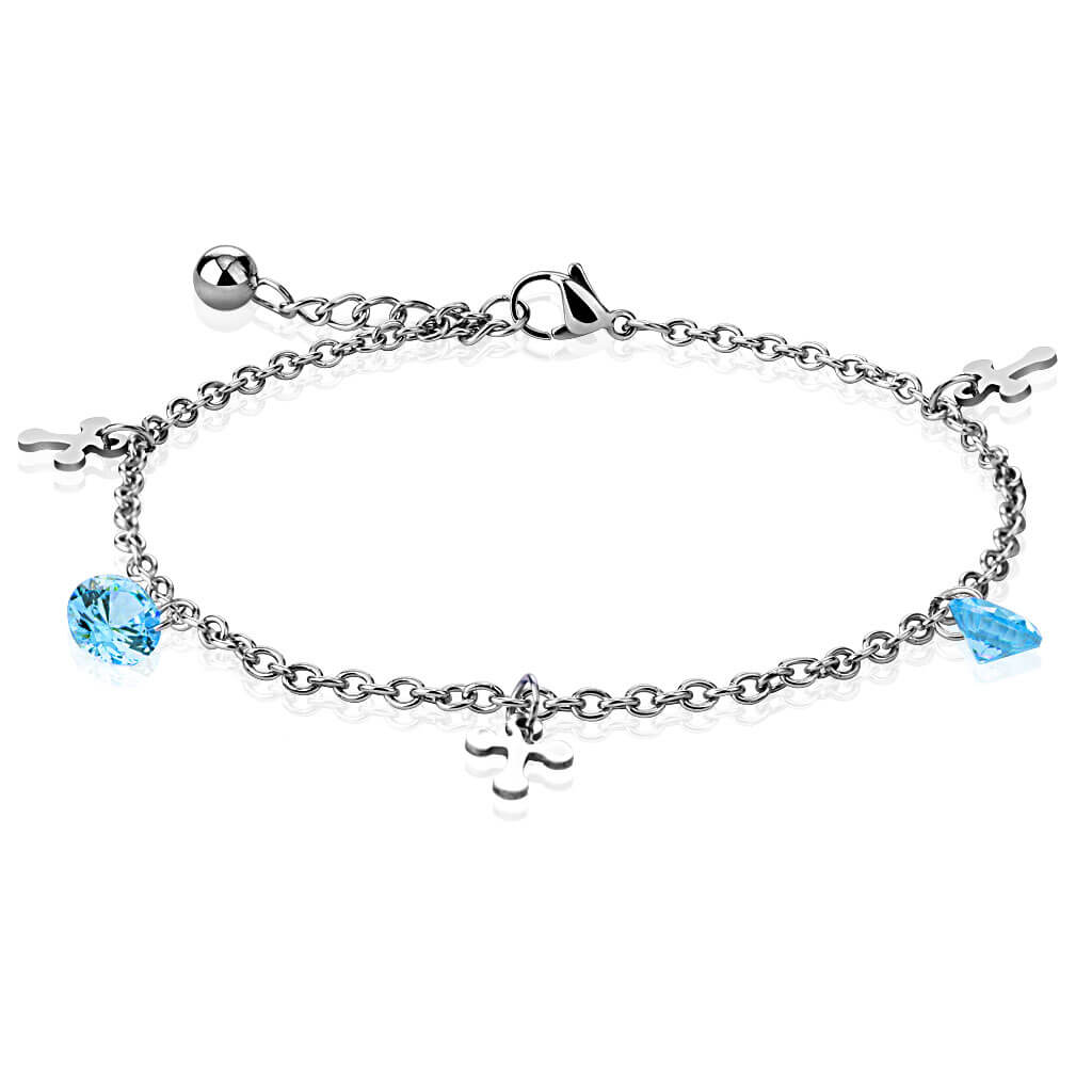 Armband Kreuz Zirkonia Silber - Image 4