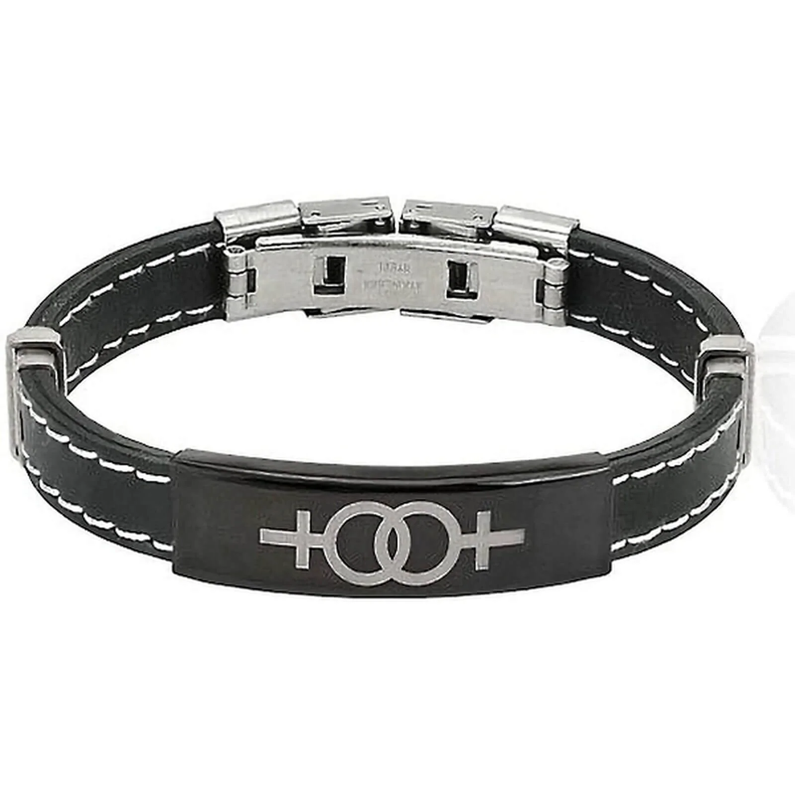 Armband Schwarz doppelt Venussymbol
