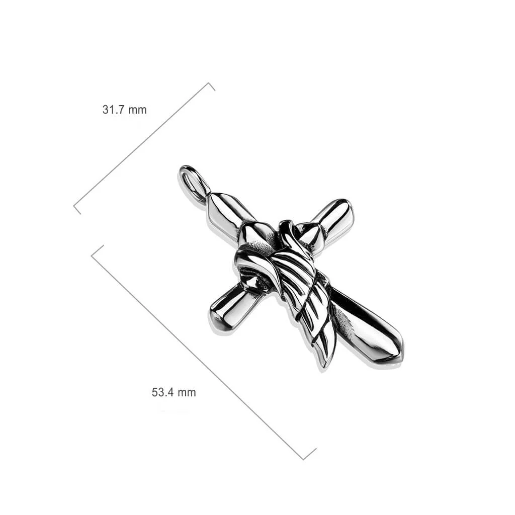 Kreuz Flügel Silber - Image 2