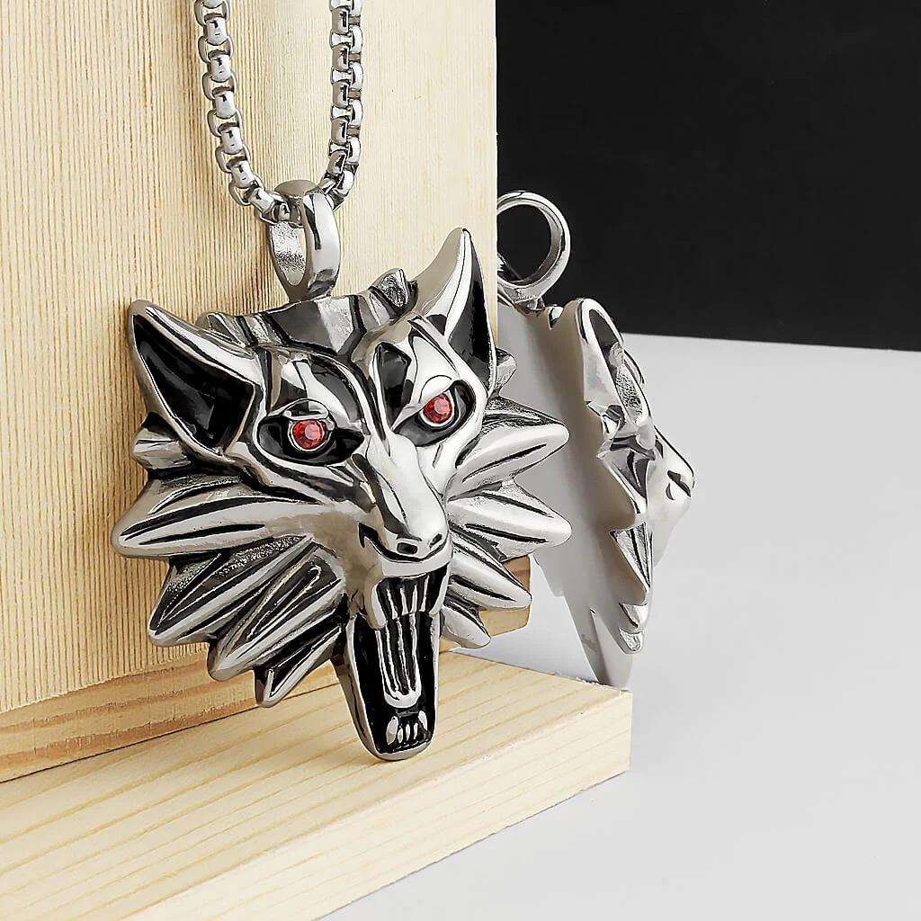 Anhänger Wolf Zirkonia Silber - Image 2