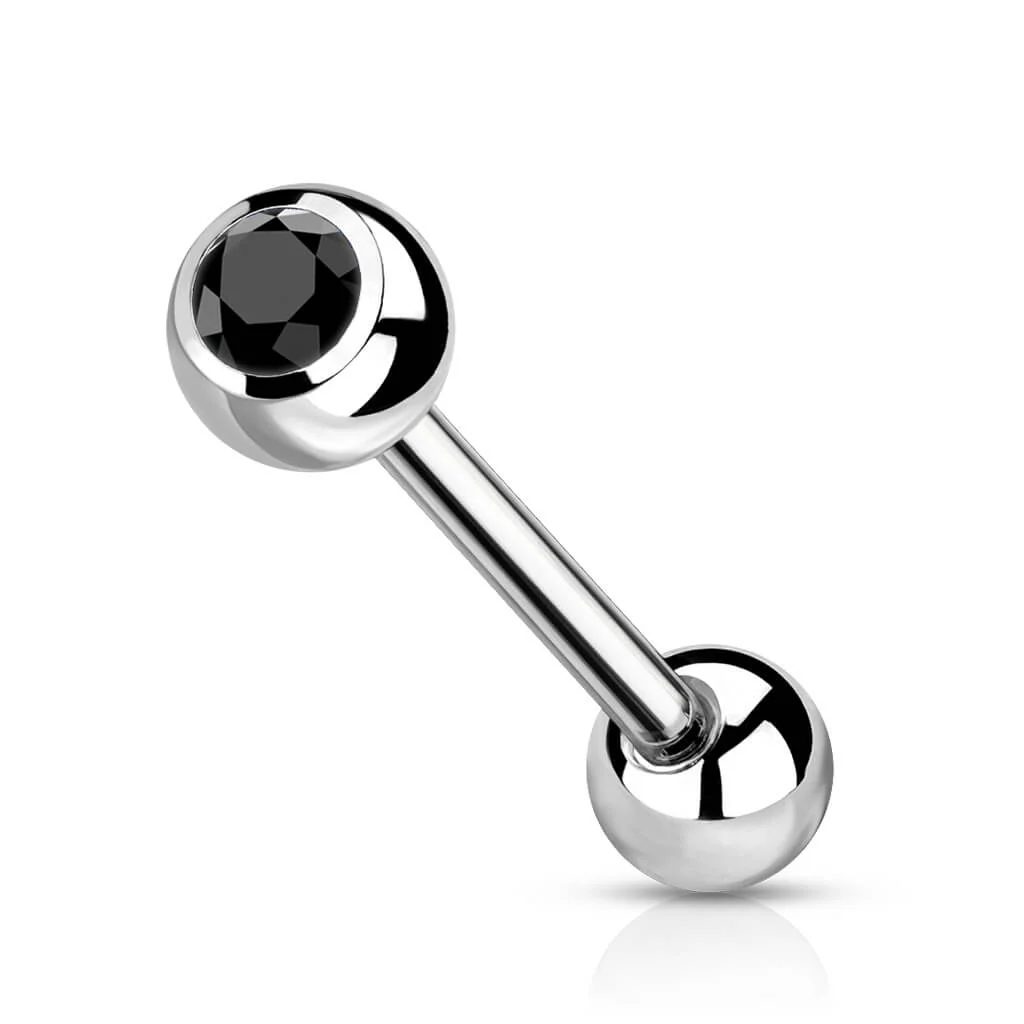 Titan Barbell Kugel Zirkonia Silber - Image 6