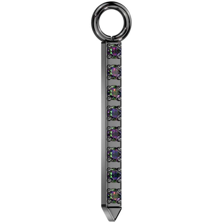 Titan Anhänger Anhänger Stab Zirkonia - Image 4