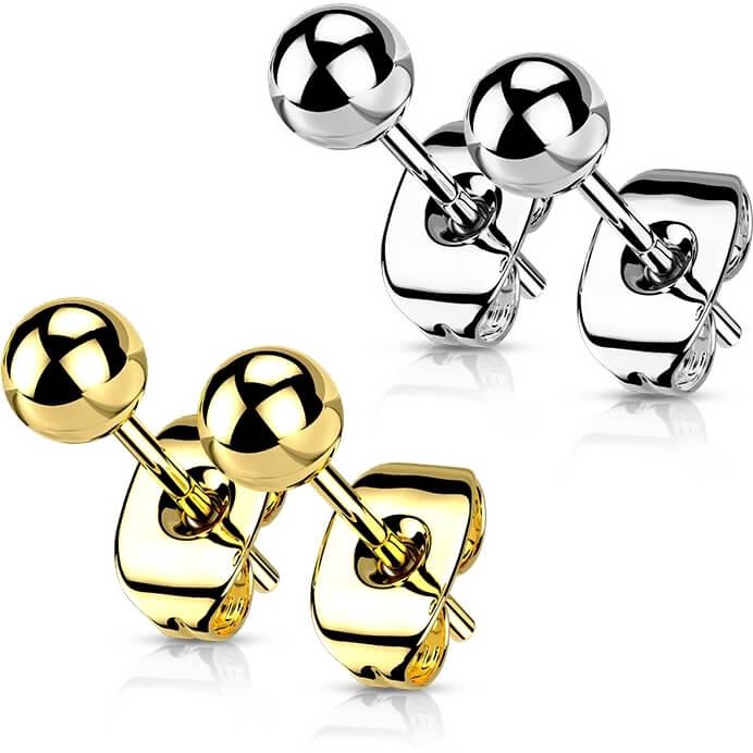 Titan Ohrstecker Kugel - Image 2