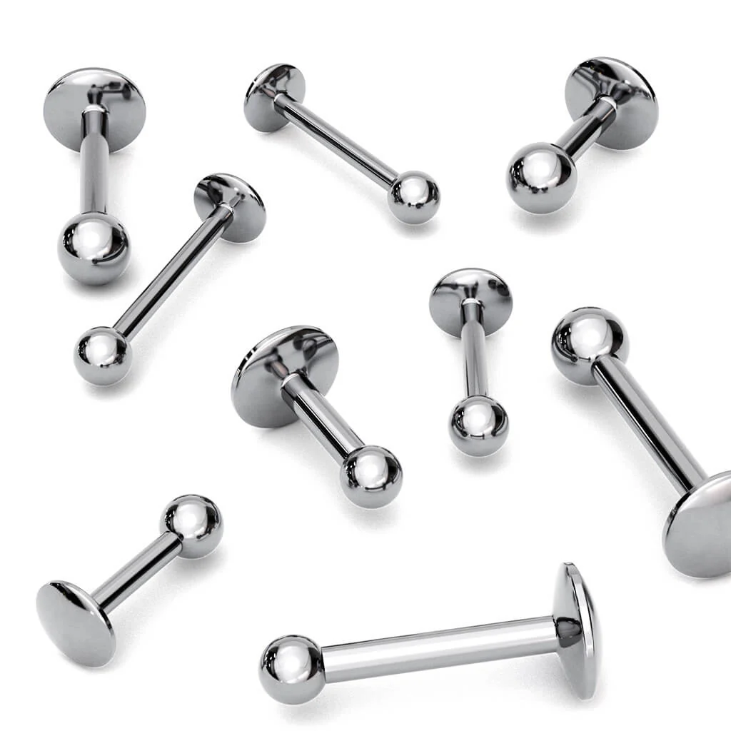 Titan Labret Kugel Silber - Image 2