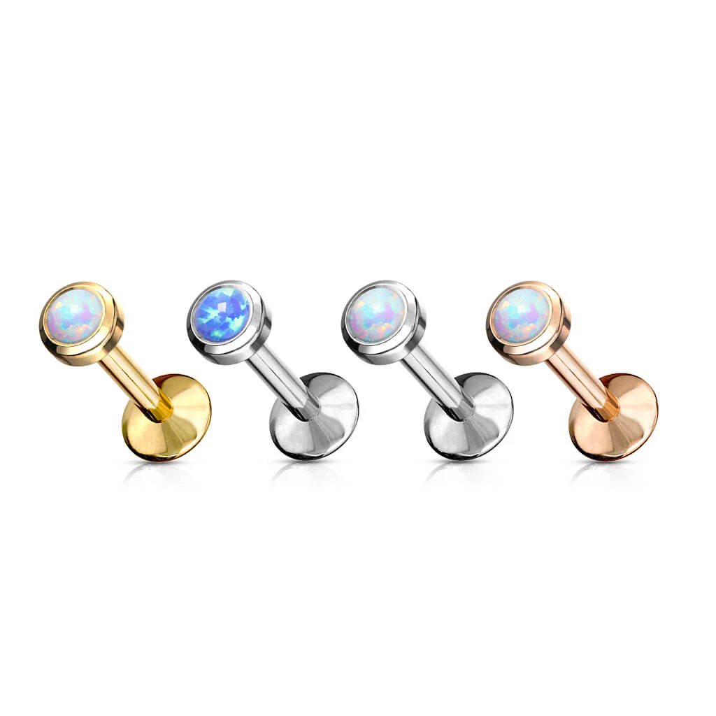 Titan Labret Opal Rund Innengewinde - Image 3