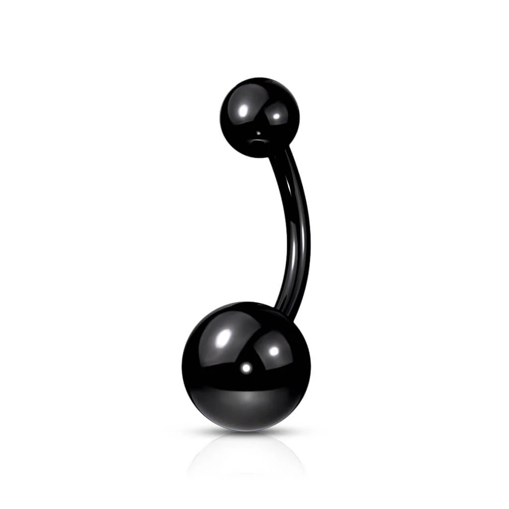 Titan Bauchnabelpiercing Kugel PVD - Image 3