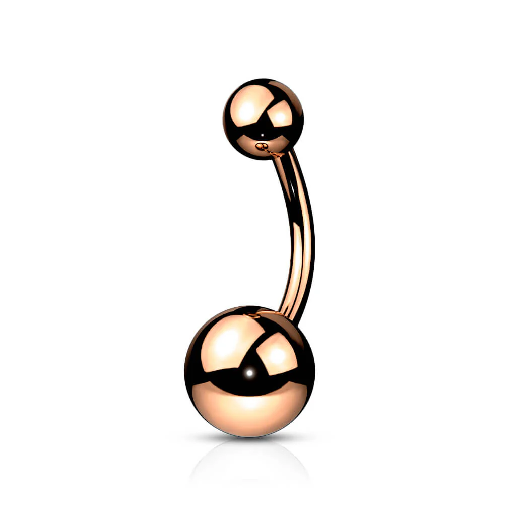 Titan Bauchnabelpiercing Kugel PVD - Image 5