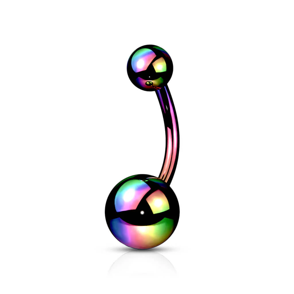 Titan Bauchnabelpiercing Kugel PVD - Image 8
