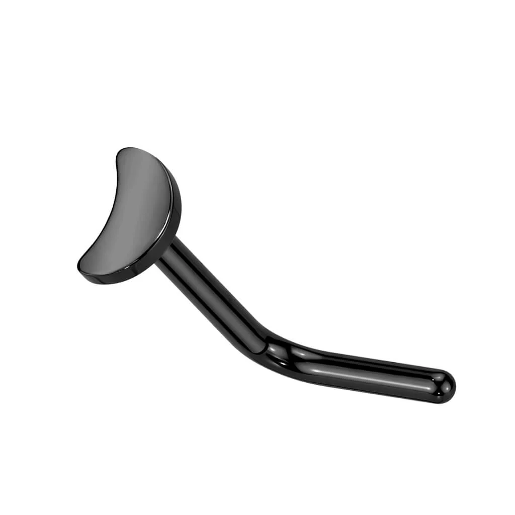 Nasenstecker L-Form Flach Mond - Image 3