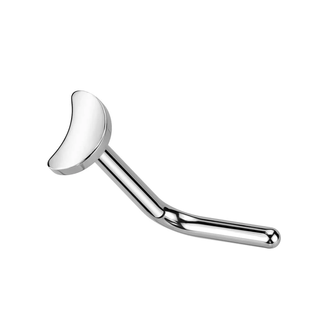 Nasenstecker L-Form Flach Mond - Image 4
