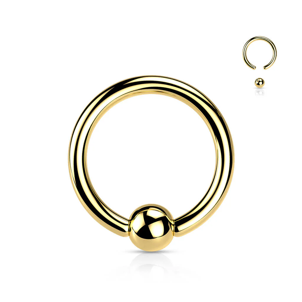 Titan Ring Kugel PVD Klemmkugelring - Image 2