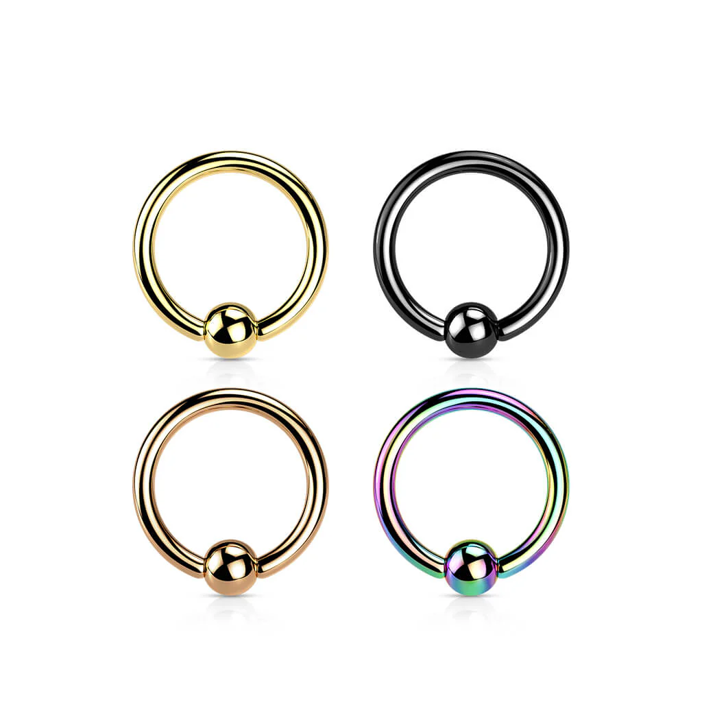 Titan Ring Kugel PVD Klemmkugelring - Image 3