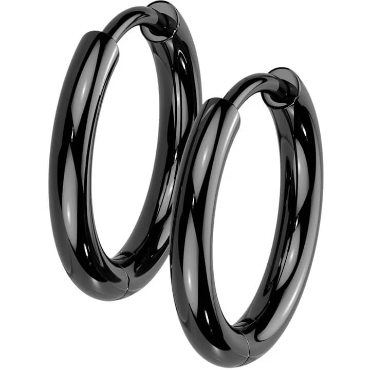 Titan Ohrring einfacher schlichter Clicker - Image 3