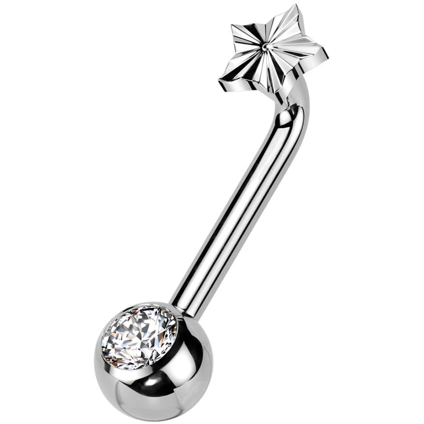 Titan Christina Piercing Stern Innengewinde - Image 3