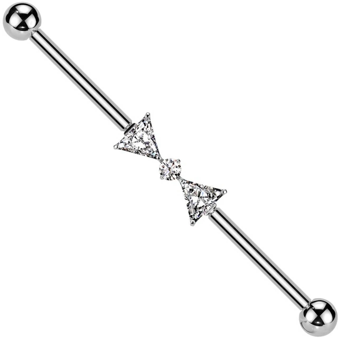 Titan Industrial Barbell Schlaufe Zirkonia Innengewinde